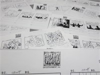 X-Men Storyboard Animation Reference Copies