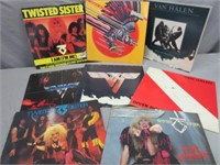 ~ Lp Records - Van Halen - Twisted Sister - Judas