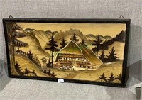 Vintage hand carved and painted German wooden