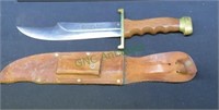Massive Solingen African hunter Bowie knife with