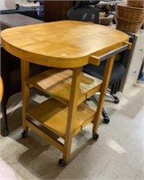 Oasis Island brand oak butcher block-style