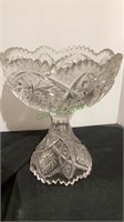 Beautiful design crystal compote on stand