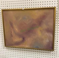 Framed original abstract artwork on canvas -