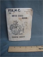 Original 1970s USMC Marine Official Handbook