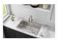 Stainless Steel Kitchen Sink with Bottom Grid
