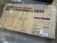 BRODANStanding L Desk (Incomplete-box 2 of 2)