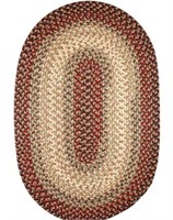 8ft x 11ft Oval Braided Area Rug