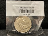 1958D Franklin Half Dollar