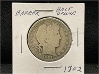 1902 Barber Half Dollar