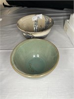 2 pcs Handcrafted Pottery