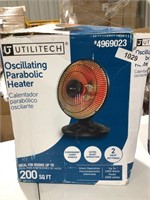 Oscillating parabolic heater