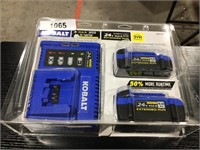 Kobalt 2 batteries and charger kit