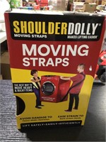 Shoulder dolly moving straps