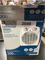 Fan-forced heater