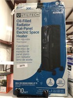 Oil-filled radiator heater