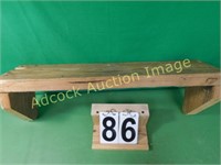 Wood Shelf 8.75" X 26" X 7"