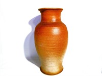 Large Pottery Vase: Cracked 16"T