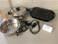ELECTRIC BBQ AND FRYING PAN