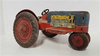 VINTAGE TIN TOY TRACTOR