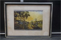 Riverboat Framed Print