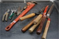 Shears, Pipe Wrench, Garden Tools