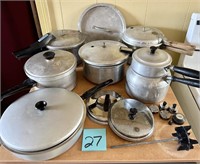 Large Vintage Cookware Pan Lot