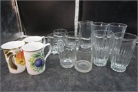 Coffee Cups, Milk & Juice Glasses