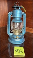Blue V&O Oil Lamp - Looks New