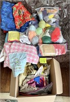 Large Fabric / Scraps / Yarn Lot