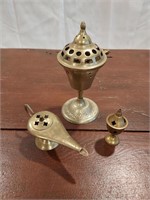 Brass incense burners