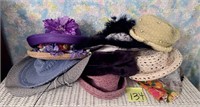 Vintage Lady Hats Lot