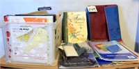 Mixed Binder Lot with File Folders, Paper & More