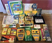 Crayola Lot with Paints, Crayons, Markers & Extras