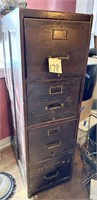 Vintage 4 Drawer Filing Cabinet
