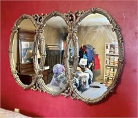 67" Wide Large Ornate Mirror