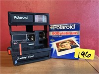Vintage Polaroid Camera with Film