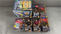 7pc NIP+ Star Trek Action Figures & Playset