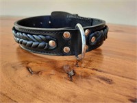 PetsNPeople  Handcrafted Dog Collar Leather M