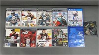 11pc Playstation 3-4 VideoGames w/ Shooter