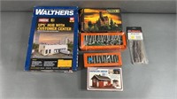 6pc Vtg Lionel HO Trestle Sets+ w/ Setup Scenary