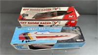 2pc Remote Control Boat Kits w/ Off Shore Racer