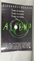 1992 Alien 3 Horror Movie Poster