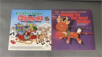 Vtg 1960s Childrens Records w/ Rudolph