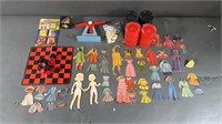 Vtg Paper Dolls & Games w/ Puzzlers