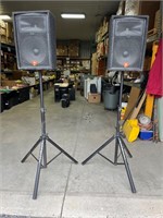 JBL JRX100 (Model JRX112M) PA Speakers 12"