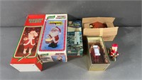 6pc Christmas Toys & Ornaments w/ Santas Workshop