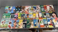 40pc Vtg 1950s-80s Sports Magazines