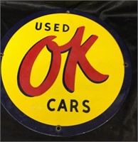 "USED OK CARS"  /  ADVERTISING DECOR