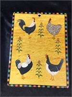 CHICKENS TILE , ETC LOT / 3PCS