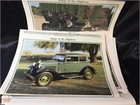 VINTAGE CALENDARS / FEATURING OLD CARS
